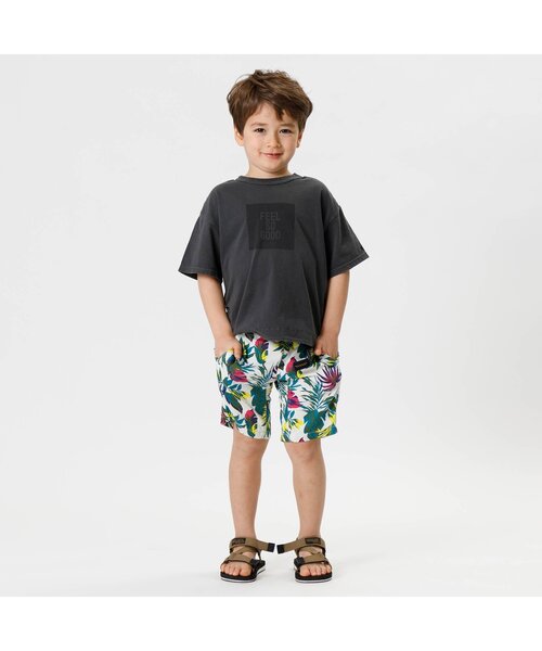 F.O.KIDS（エフオーキッズ）の「柄クライミングパンツ 5分丈_接触冷感（その他パンツ・キッズ・グリーン/ブルー/ベージュ・110/130/140/120/80/95/90/100）」の12枚目の写真