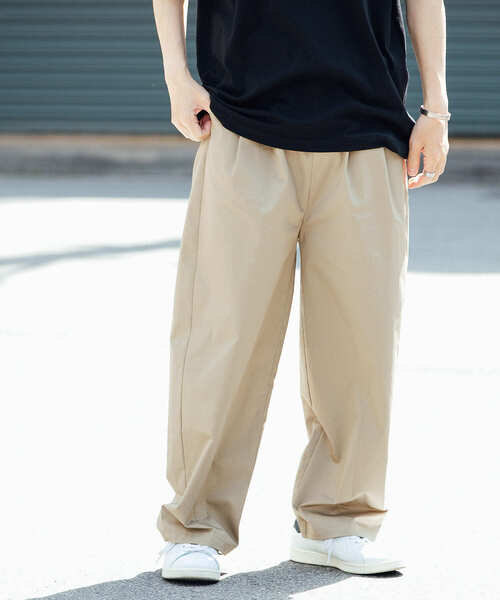 ITEMS URBANRESEARCH（アイテムズ アーバンリサーチ）の「2タック ワイドパンツ（その他パンツ・メンズ・ブラック/ダークグレー/グレー/ベージュ・MEDIUM/SMALL/LARGE）」の12枚目の写真