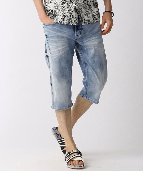 HIDEAWAYS NICOLE(ハイダウェイニコル)の「デザインクロップドパンツ(デニムパンツ・メンズ・その他2/ピンク/ホワイト/その他1・LARGE/X-LARGE/SMALL/MEDIUM)」の13枚目の写真