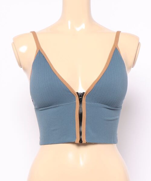 Anuenue（アヌエヌエ）の「インナーレス パッド入りジップアップキャミソール（キャミソール・レディース・B/F/A/C/D/E・FREE）」の16枚目の写真