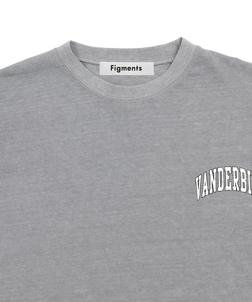 Figments（フィグメンツ）の「ワンポイントクロップドTシャツ（Tシャツ/カットソー・レディース・スミクロ/サックスブルー/グレー・FREE）」の14枚目の写真