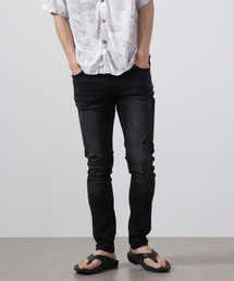 FUNALIVE | ダメージ加工 ストレッチデニムパンツ EXPECTATION(デニムパンツ)