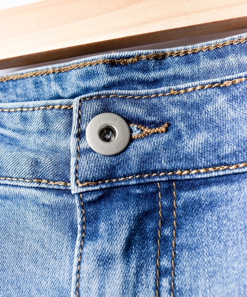 FUNALIVE（ファンアライブ）の「ダメージ加工 ストレッチデニムパンツ EXPECTATION（デニムパンツ・メンズ・ライトグレー/グレー/ブラック/インディゴブルー/ブルー/ダークブラック・M/L/XL/S）」の7枚目の写真