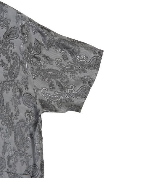 PUNYUS（プニュズ）の「チャイナ柄半袖シャツ（シャツ/ブラウス・レディース・ブラック/ブルー/グレー・1/2/4/3）」の11枚目の写真