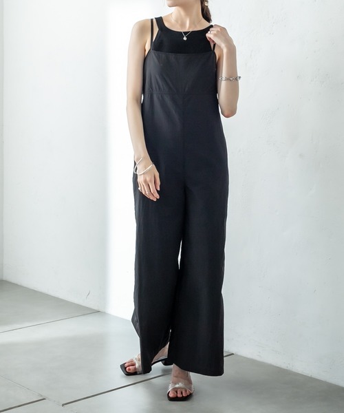 mystic(ミスティック)の「ナイロンキャミサロペット(サロペット/オーバーオール・レディース・ブラック/ブラウン・FREE)」の21枚目の写真