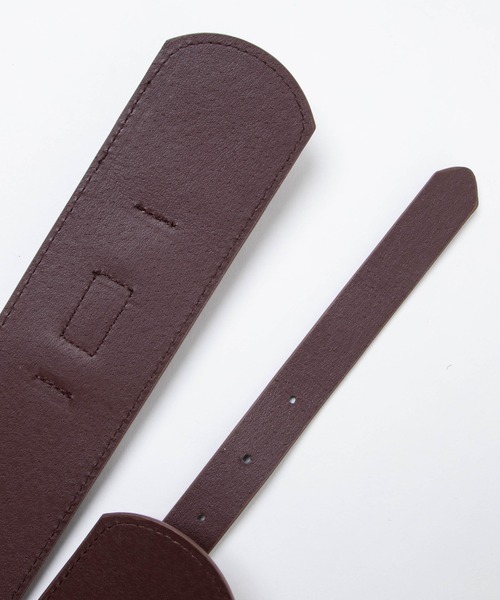 WEGO（ウィゴー）の「WEGO/ナローコルセットベルト（ベルト・レディース・オフホワイト/ブラウン/ブラック・FREE）」の9枚目の写真