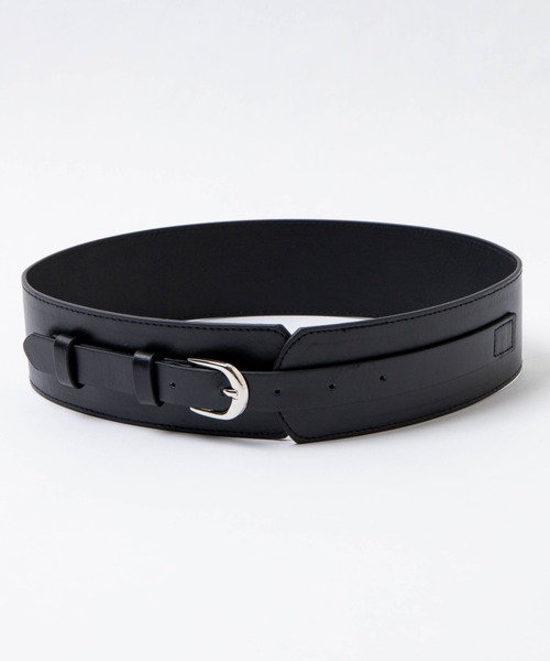 WEGO（ウィゴー）の「WEGO/ナローコルセットベルト（ベルト・レディース・オフホワイト/ブラウン/ブラック・FREE）」の4枚目の写真