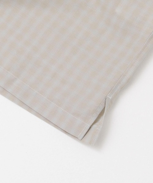 FORK&SPOON（フォークアンドスプーン）の「FORK&SPOON　コットンリネンボイルショートスリーブシャツ（シャツ/ブラウス・メンズ・アイボリー/グレー系その他/ブルー系その他・4/5）」の10枚目の写真