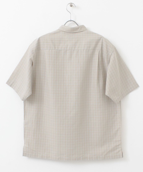 FORK&SPOON（フォークアンドスプーン）の「FORK&SPOON　コットンリネンボイルショートスリーブシャツ（シャツ/ブラウス・メンズ・アイボリー/グレー系その他/ブルー系その他・4/5）」の11枚目の写真