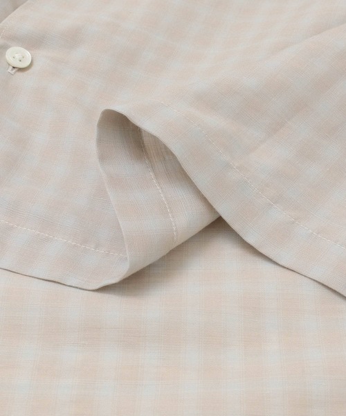 FORK&SPOON（フォークアンドスプーン）の「FORK&SPOON　コットンリネンボイルショートスリーブシャツ（シャツ/ブラウス・メンズ・アイボリー/グレー系その他/ブルー系その他・4/5）」の12枚目の写真