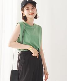 coen | レディライクノースリーブTシャツ(Tシャツ/カットソー)