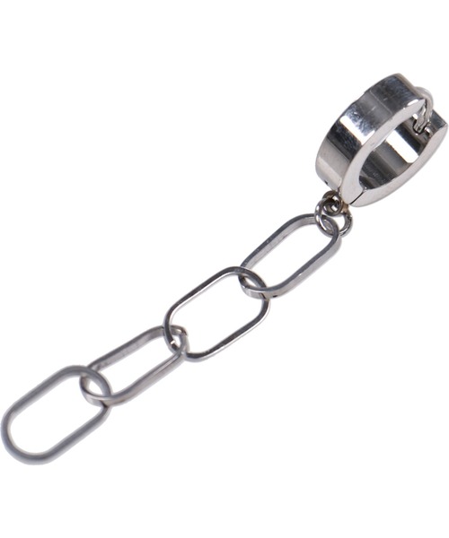 SPINNS（スピンズ）の「モチーフチェーンデザインフープピアス（ピアス（両耳用）・メンズ・A/B/D/C・ONESIZE）」の5枚目の写真