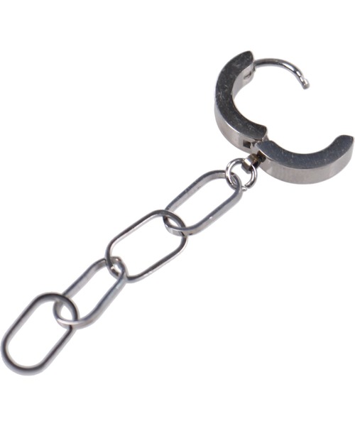 SPINNS（スピンズ）の「モチーフチェーンデザインフープピアス（ピアス（両耳用）・メンズ・A/B/D/C・ONESIZE）」の7枚目の写真