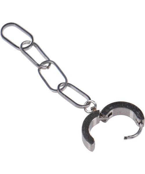 SPINNS（スピンズ）の「モチーフチェーンデザインフープピアス（ピアス（両耳用）・メンズ・A/B/D/C・ONESIZE）」の8枚目の写真