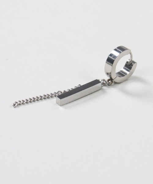 SPINNS（スピンズ）の「モチーフチェーンデザインフープピアス（ピアス（両耳用）・メンズ・A/B/D/C・ONESIZE）」の14枚目の写真