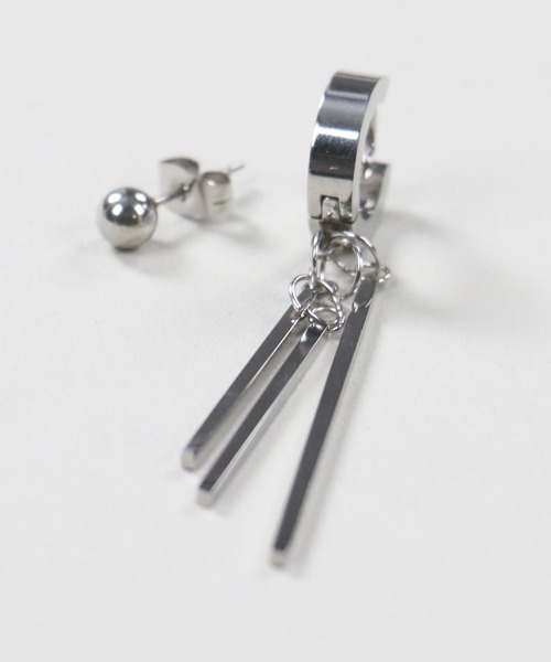 SPINNS（スピンズ）の「モチーフチェーンデザインフープピアス（ピアス（両耳用）・メンズ・A/B/D/C・ONESIZE）」の18枚目の写真