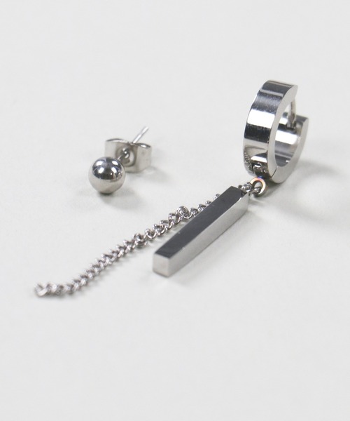 SPINNS（スピンズ）の「モチーフチェーンデザインフープピアス（ピアス（両耳用）・メンズ・A/B/D/C・ONESIZE）」の17枚目の写真