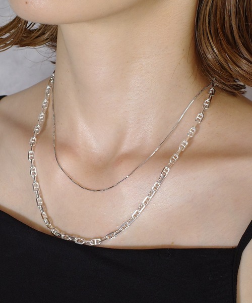 ISOLATION（アイソレーション）の「【ISOLATION / アイソレーション】Silver925　Anchor Chain Necklace /アンカーチェーンネックレス シルバー925（ネックレス・レディース・シルバー・45cm）」の9枚目の写真