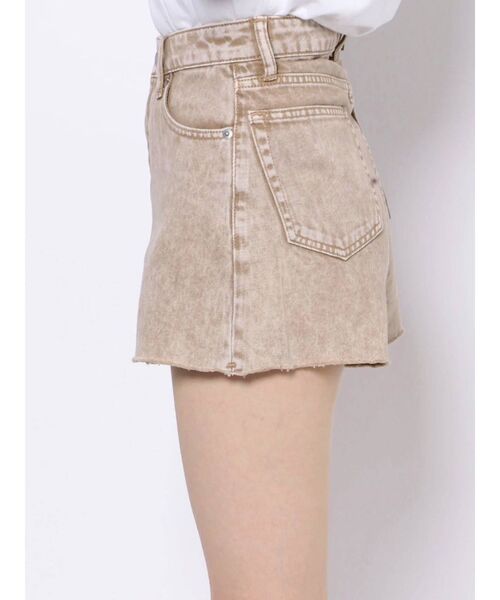 EVRIS（エヴリス）の「BASICデニムショートパンツ（デニムパンツ・レディース・カーキ/ベージュ/ブラウン・SMALL/MEDIUM）」の17枚目の写真