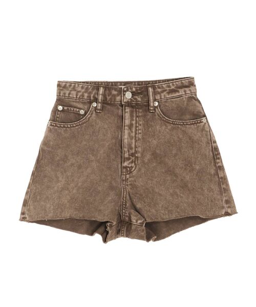 EVRIS（エヴリス）の「BASICデニムショートパンツ（デニムパンツ・レディース・カーキ/ベージュ/ブラウン・SMALL/MEDIUM）」の22枚目の写真