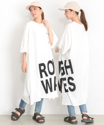 SILVER BULLET | 『BANANA TRIP/バナナトリップ』ROUGH TシャツVネックワンピース【b】(ワンピース)