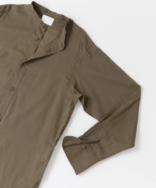 URBAN RESEARCH DOORS(アーバンリサーチドアーズ)の「White Label コットンスラブローンロングシャツ(シャツ/ブラウス・レディース・オフホワイト/ブラウン系その他・ONE)」の10枚目の写真