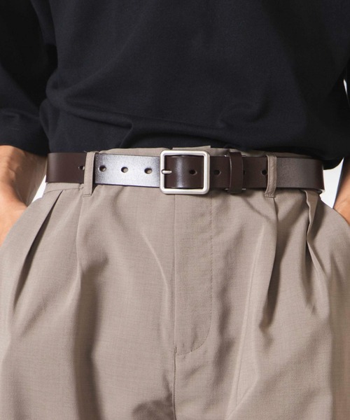 WEGO（ウィゴー）の「WEGO/【本革】【ZOZOTOWN＆一部店限定】イタリアンレザーベルト（ベルト・メンズ・その他1/その他2/その他3/その他4/その他5/その他6・FREE）」の3枚目の写真