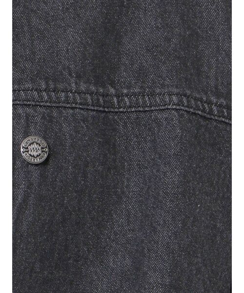 LAGUNAMOON（ラグナムーン）の「【CIMARRON】バックギャザーデニムジャケット（デニムジャケット・レディース・ブルー/ブラック・MEDIUM/SMALL）」の4枚目の写真