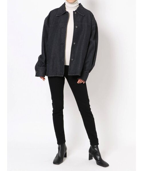 LAGUNAMOON（ラグナムーン）の「【CIMARRON】バックギャザーデニムジャケット（デニムジャケット・レディース・ブルー/ブラック・MEDIUM/SMALL）」の18枚目の写真