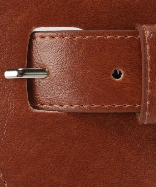 Simplicite（サンプリシテ）の「アシンメトリーサッシュベルト（ベルト・レディース・ブラウン/キャメル・FREE）」の5枚目の写真