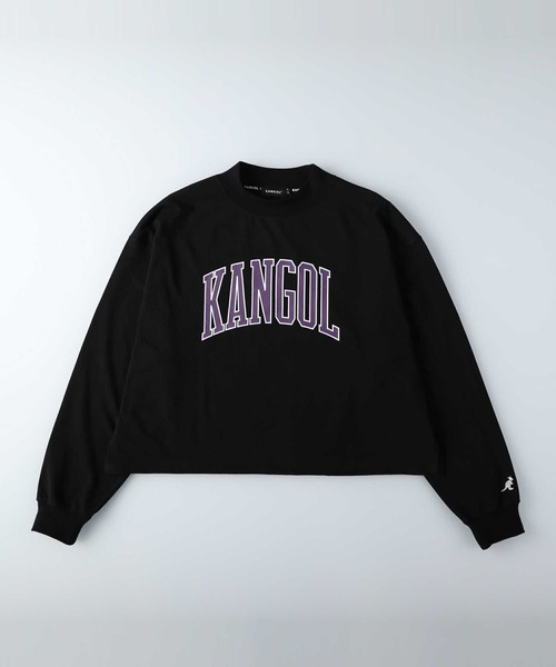 KANGOL（カンゴール）の「【KANGOL】ショート丈ロゴロンＴ（Tシャツ/カットソー・レディース・ホワイト/グリーン/ブラック・L/M）」の10枚目の写真
