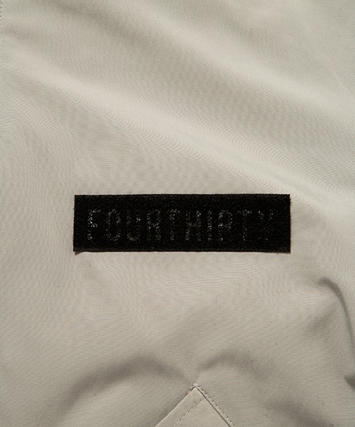 430(フォーサーティ)の「【430】FISH TAIL INSULATED JACKET(ミリタリージャケット・メンズ・ブラック/カーキ/グレー・3/1/2)」の5枚目の写真