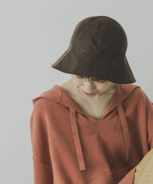 URBAN RESEARCH（アーバンリサーチ）の「コーデュロイハット（ハット・レディース・ブラウン/オレンジ系その他・-）」の5枚目の写真