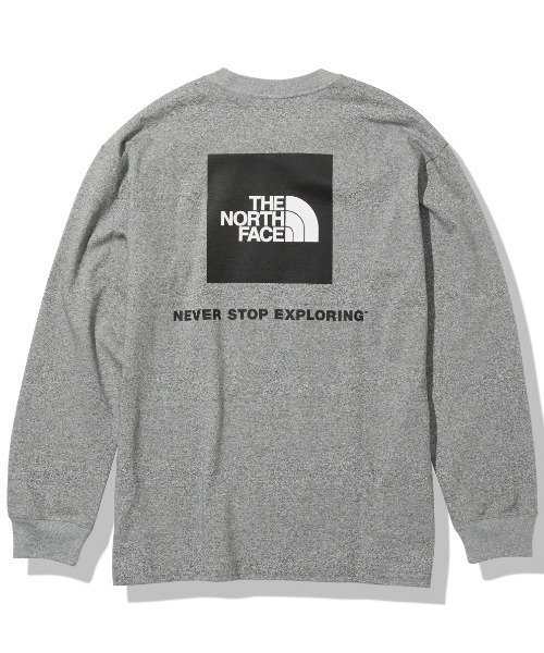 THE NORTH FACE(ザノースフェイス)の「THE NORTH FACE/ノースフェイス レギュラーフィット バックプリントロンT/UVカット UPF50/BACK SQUARE LOGO TEE バックスクエアロゴ ロンT NT82131(Tシャツ/カットソー・メンズ・ホワイト/ブラック/ネイビー/グレー/ブルー/ホワイト系その他/グリーン系・S/M/L/XL/XXL)」の4枚目の写真