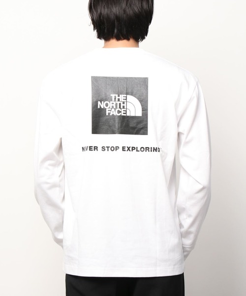 THE NORTH FACE(ザノースフェイス)の「THE NORTH FACE/ノースフェイス レギュラーフィット バックプリントロンT/UVカット UPF50/BACK SQUARE LOGO TEE バックスクエアロゴ ロンT NT82131(Tシャツ/カットソー・メンズ・ホワイト/ブラック/ネイビー/グレー/ブルー/ホワイト系その他/グリーン系・S/M/L/XL/XXL)」の22枚目の写真