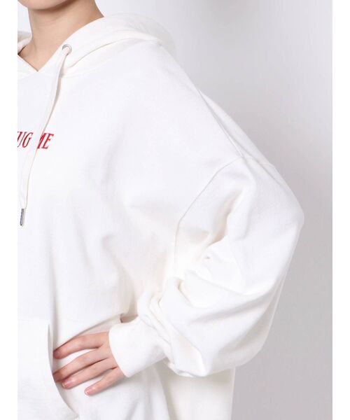 EVRIS（エヴリス）の「【AN&YURI×EVRIS】LOGO HOODIE（パーカー・レディース・ホワイト/ブラック/ブルー・FREE）」の17枚目の写真