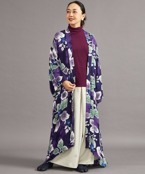 カヤ りんどう着物風uv羽織