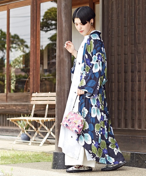 カヤ（カヤ）の「【カヤ】りんどう着物風UV羽織（カーディガン/ボレロ