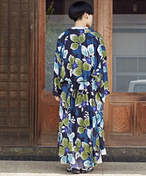 カヤ（カヤ）の「【カヤ】りんどう着物風UV羽織（カーディガン/ボレロ