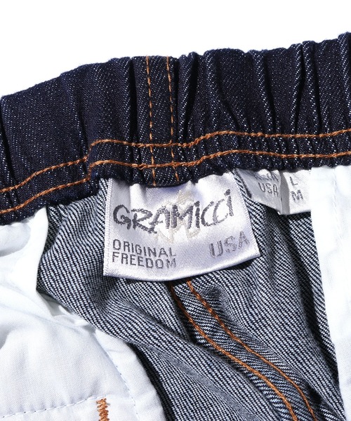 Gramicci（グラミチ）の「GRAMICCI / グラミチ DENIM NN-PANTS TIGHT FIT デニムパンツ テーパード ストレッチ（デニムパンツ・メンズ・ワンウォッシュ/ライトインディゴブルー/インディゴブルー・M/L/XL/S）」の18枚目の写真