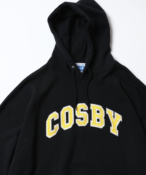 FREAK'S STORE(フリークスストア)の「WEB限定 GERRY COSBY×FREAK'S STORE/ジェリーコスビー 別注 ビッグシルエット カレッジロゴ プルオーバーパーカー/フーディー/刺繍(パーカー・メンズ・ブラック/ダークグリーン/ネイビー/杢グレー・SMALL/MEDIUM/LARGE/X-LARGE)」の6枚目の写真