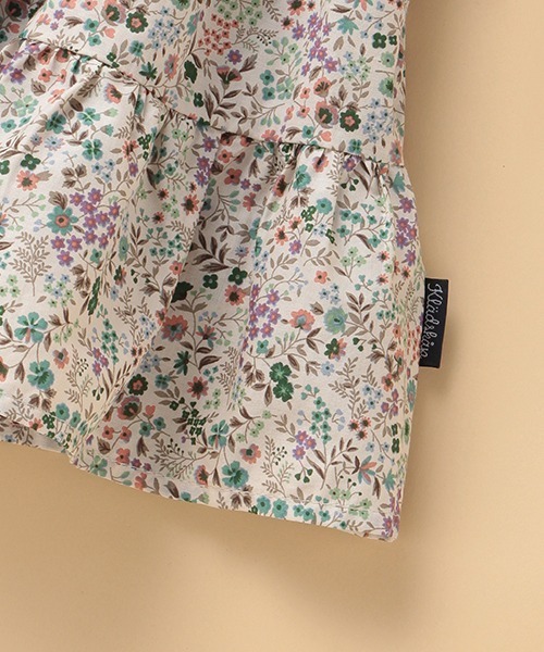 kladskap（クレードスコープ）の「ネコ衿ティアード8分袖ワンピース（ワンピース・キッズ・マルチ/レッド・100cm/80ｃｍ/110cm/120cm/90cm）」の6枚目の写真