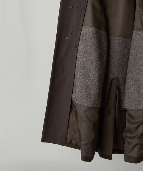 SHIPS（シップス）の「SHIPS: ロロピアーナ ストーム システム ステンカラー コート（ステンカラーコート・メンズ・ネイビー/ブラウン/ダークグレー・SMALL/MEDIUM/LARGE/X-LARGE）」の18枚目の写真