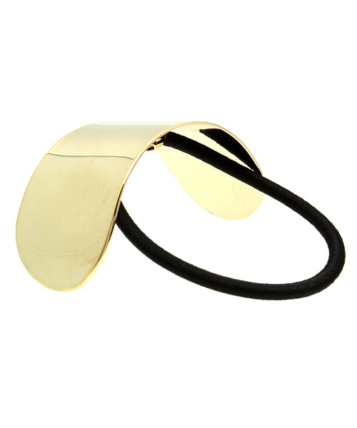 CIAOPANIC（チャオパニック）の「【Ciaopanic】プレートヘアゴム（ヘアゴム・レディース・ゴールド/シルバー・FREE）」の4枚目の写真