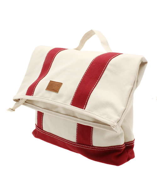 WEGO(ウィゴー)の「WEGO/キャンバスクラッチバッグ(クラッチバッグ・レディース・ネイビー/ワイン・FREE)」の5枚目の写真