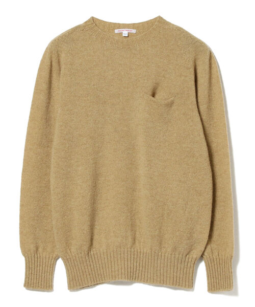 NECESSARY or UNNECESSARY（ネセサリーオアアンネセサリー）の「NECESSARY or UNNECESSARY / 3D KNIT（ニット/セーター・メンズ・ベージュ/ネイビー・LARGE）」の4枚目の写真