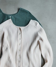 SALON adam et rope' | [クリーミーコットン]2WAYリブプルオーバー(カーディガン/ボレロ)