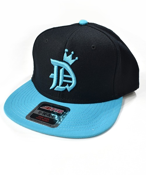 DOUBLE STEAL(ダブルスティール)の「King"D"B.B CAP(キャップ・メンズ・ブラック×ブラック/ブラック×ホワイト/チャコールグレー/ブラック系その他/ネイビー/レッド・FREE)」の4枚目の写真