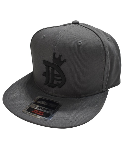 DOUBLE STEAL(ダブルスティール)の「King"D"B.B CAP(キャップ・メンズ・ブラック×ブラック/ブラック×ホワイト/チャコールグレー/ブラック系その他/ネイビー/レッド・FREE)」の5枚目の写真
