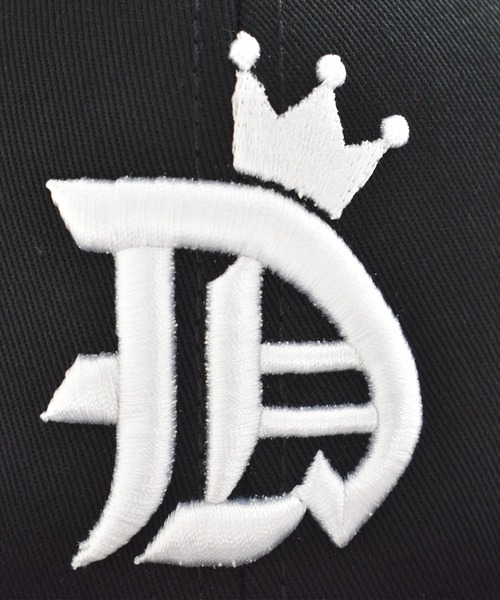 DOUBLE STEAL(ダブルスティール)の「King"D"B.B CAP(キャップ・メンズ・ブラック×ブラック/ブラック×ホワイト/チャコールグレー/ブラック系その他/ネイビー/レッド・FREE)」の7枚目の写真